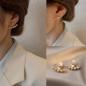Preview: Großhandel B2B Ohrschmuck Ohrstecker Silberstift koreanisch Perlenohrringe D6029